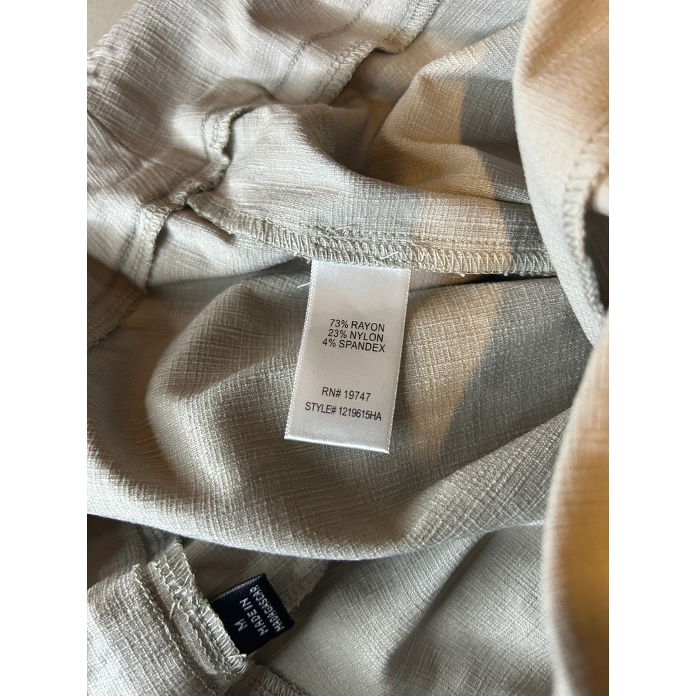 Counterparts Pants Womens Size M Tan Cropped Stretch Casual Trousers 1219615HA - Picture 4 of 9